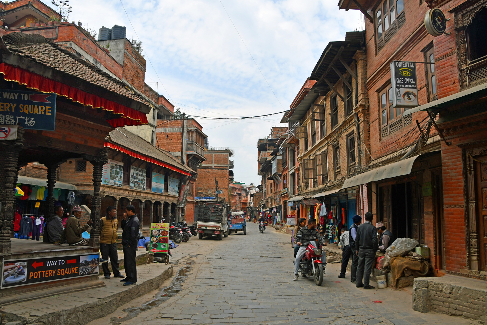 In der Altstadt von Bhaktapur