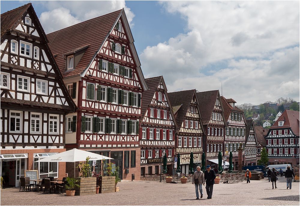 In der Altstadt von Calw (Schwarzwald)