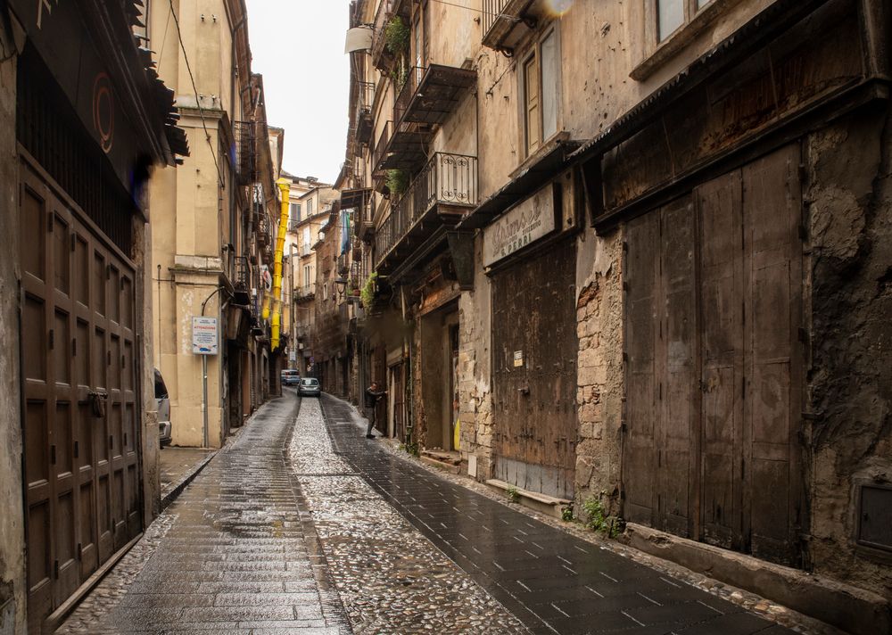 In der Altstadt von Cosenza