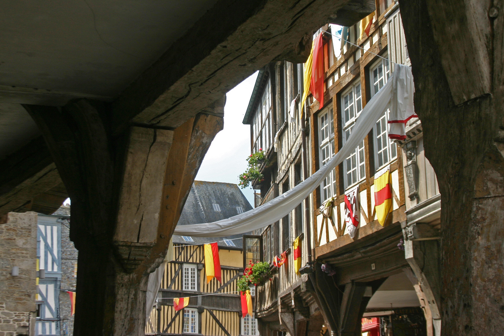 In der Altstadt von Dinan (Bretagne)