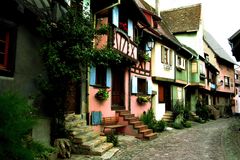 In der Altstadt von Eguisheim - Rundgang