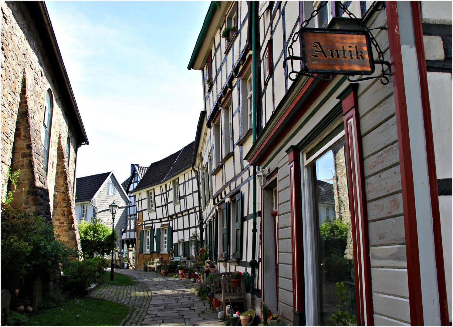 In der Altstadt von Hattingen an der Ruhr