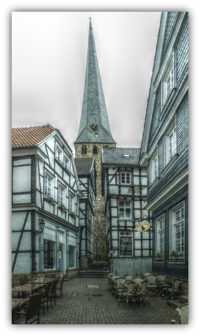 In der Altstadt von Hattingen