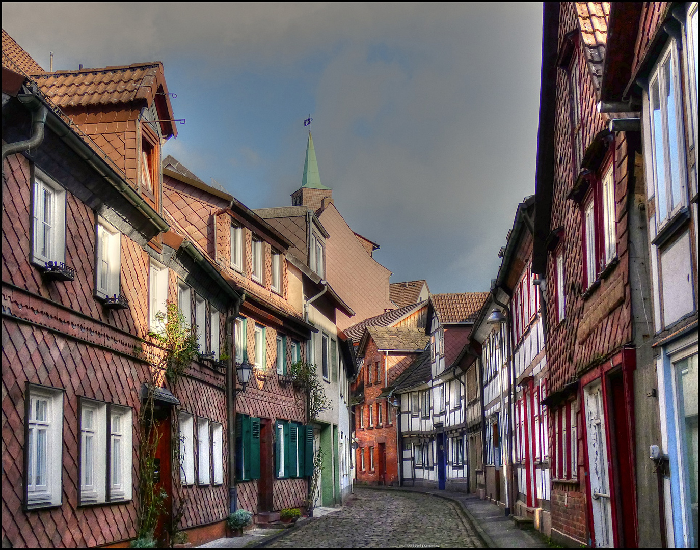 In der Altstadt von Holzminden