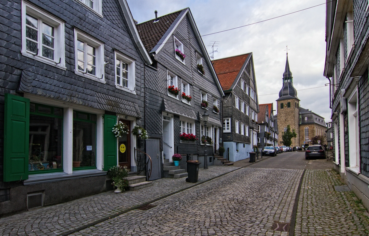 In der Altstadt von Hückeswagen