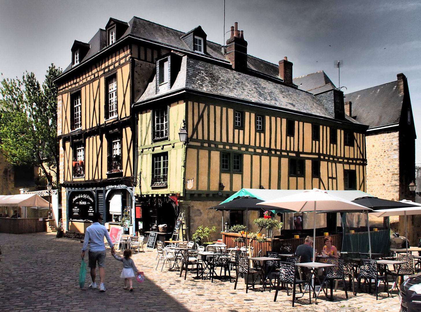 In der Altstadt von Le Mans