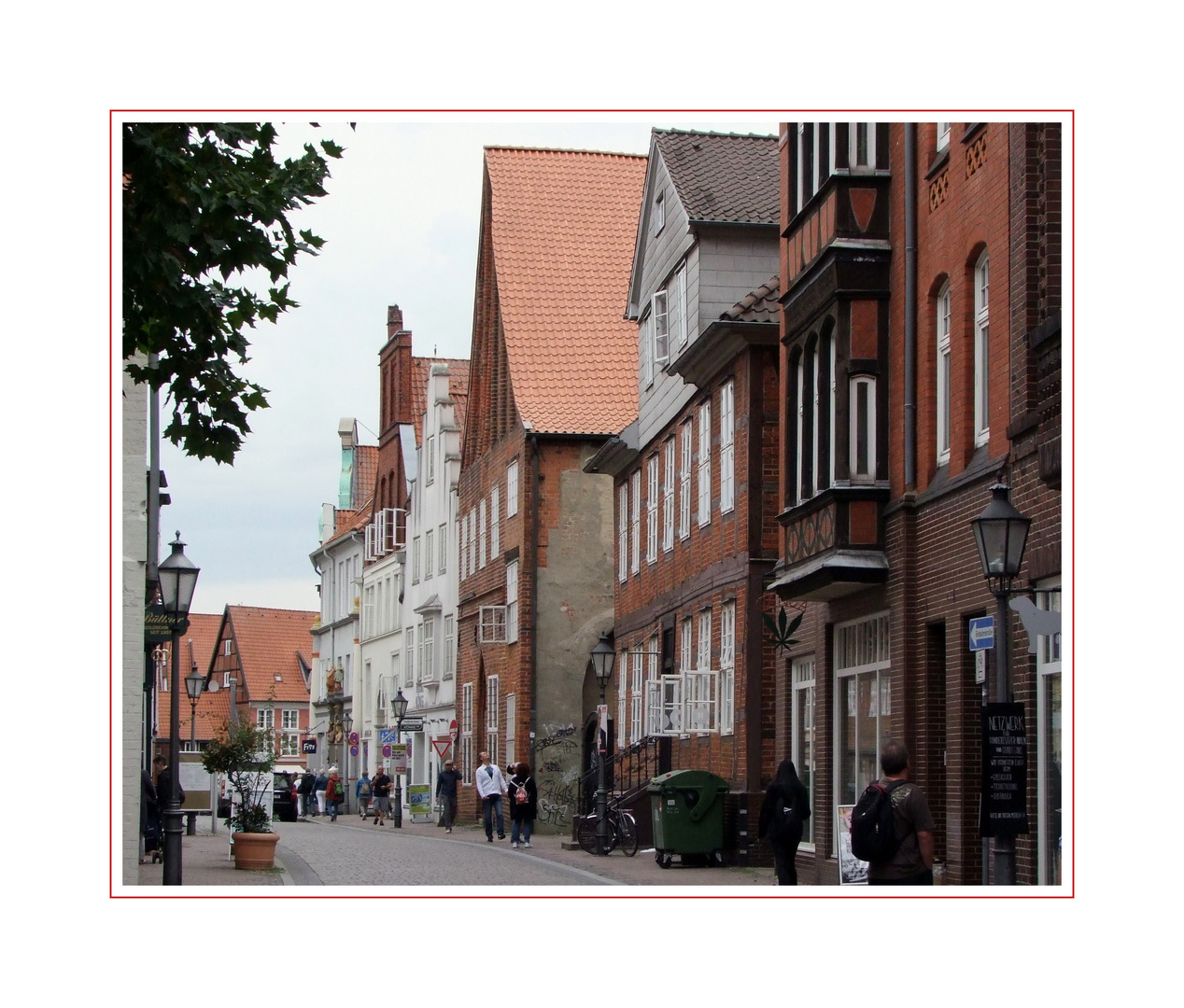 In der Altstadt von Lüneburg