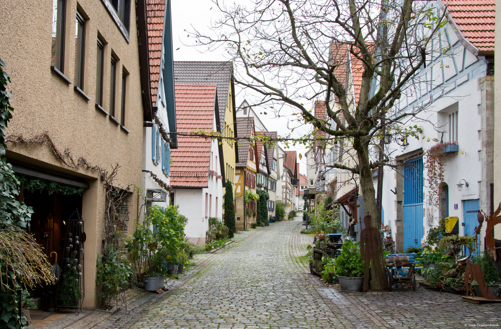 In der Altstadt von Marbach am Neckar