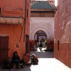 in der Altstadt von Marrakech