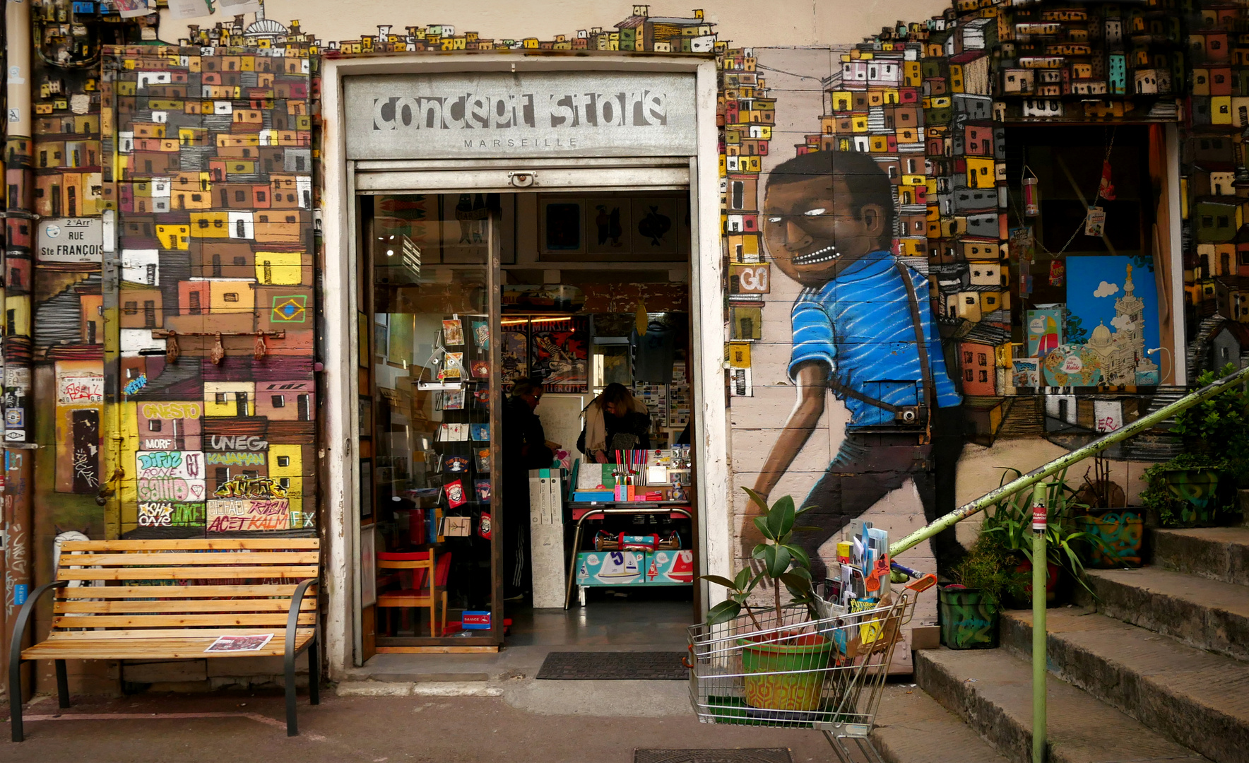 In der Altstadt von Marseille...