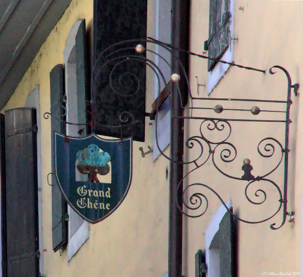 In der Altstadt von Montreux...