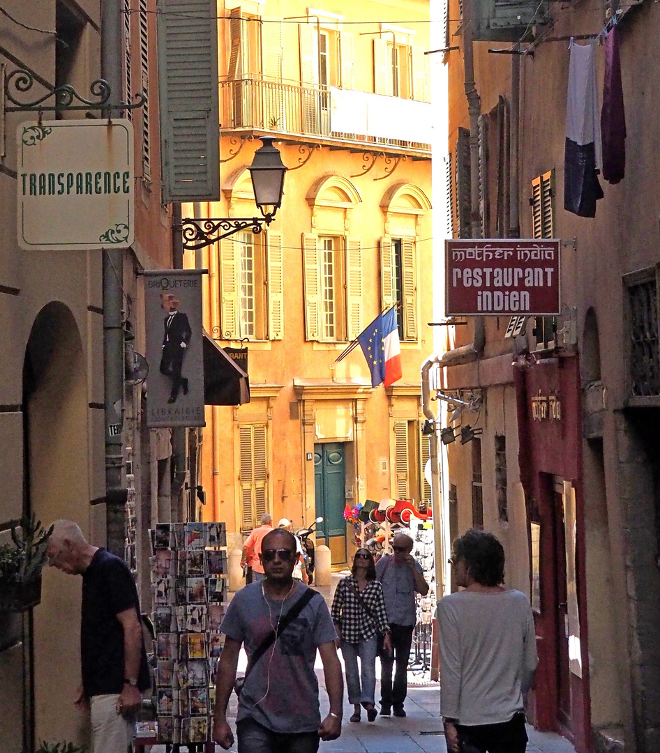 in der Altstadt von Nizza