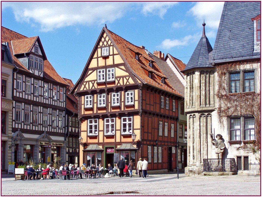 In der Altstadt von Quedlinburg