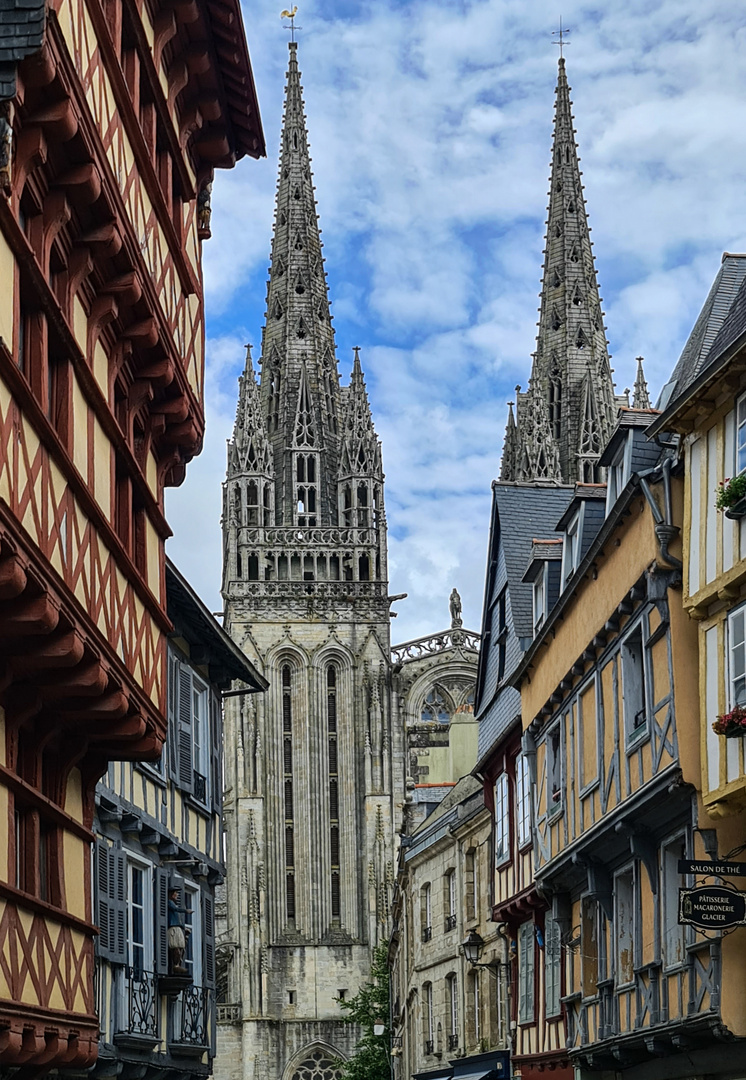 In der Altstadt von Quimper