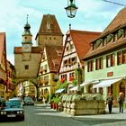 In der Altstadt von Rothenburg o. T.