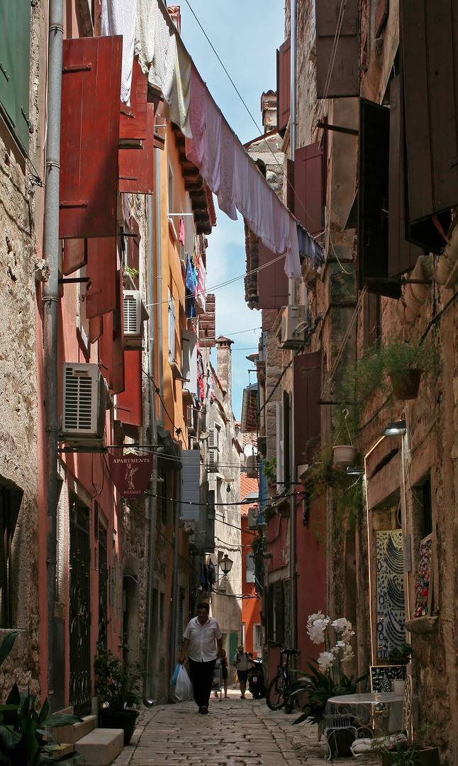 In der Altstadt von Rovinj