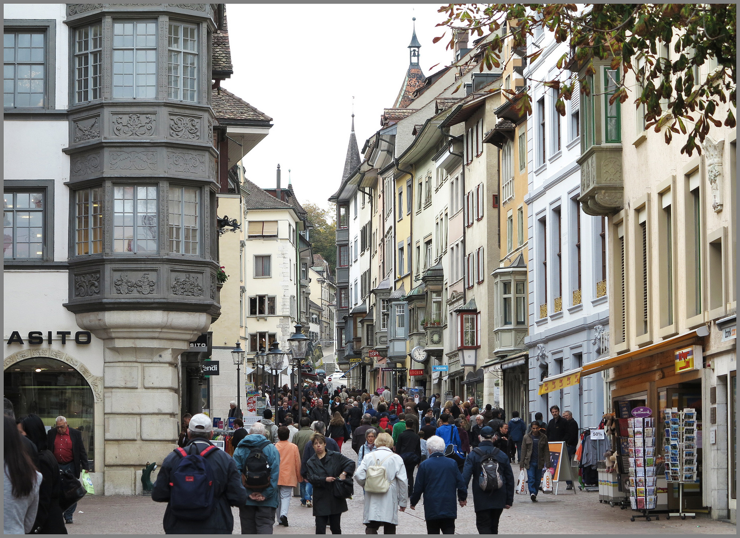 in der Altstadt von Schaffhausen