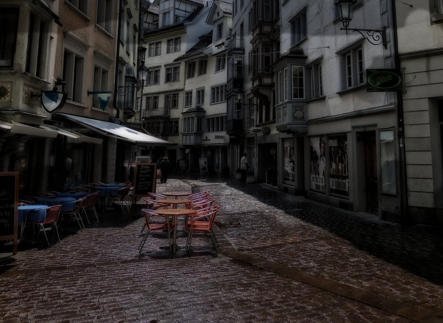 In der Altstadt von St. Gallen