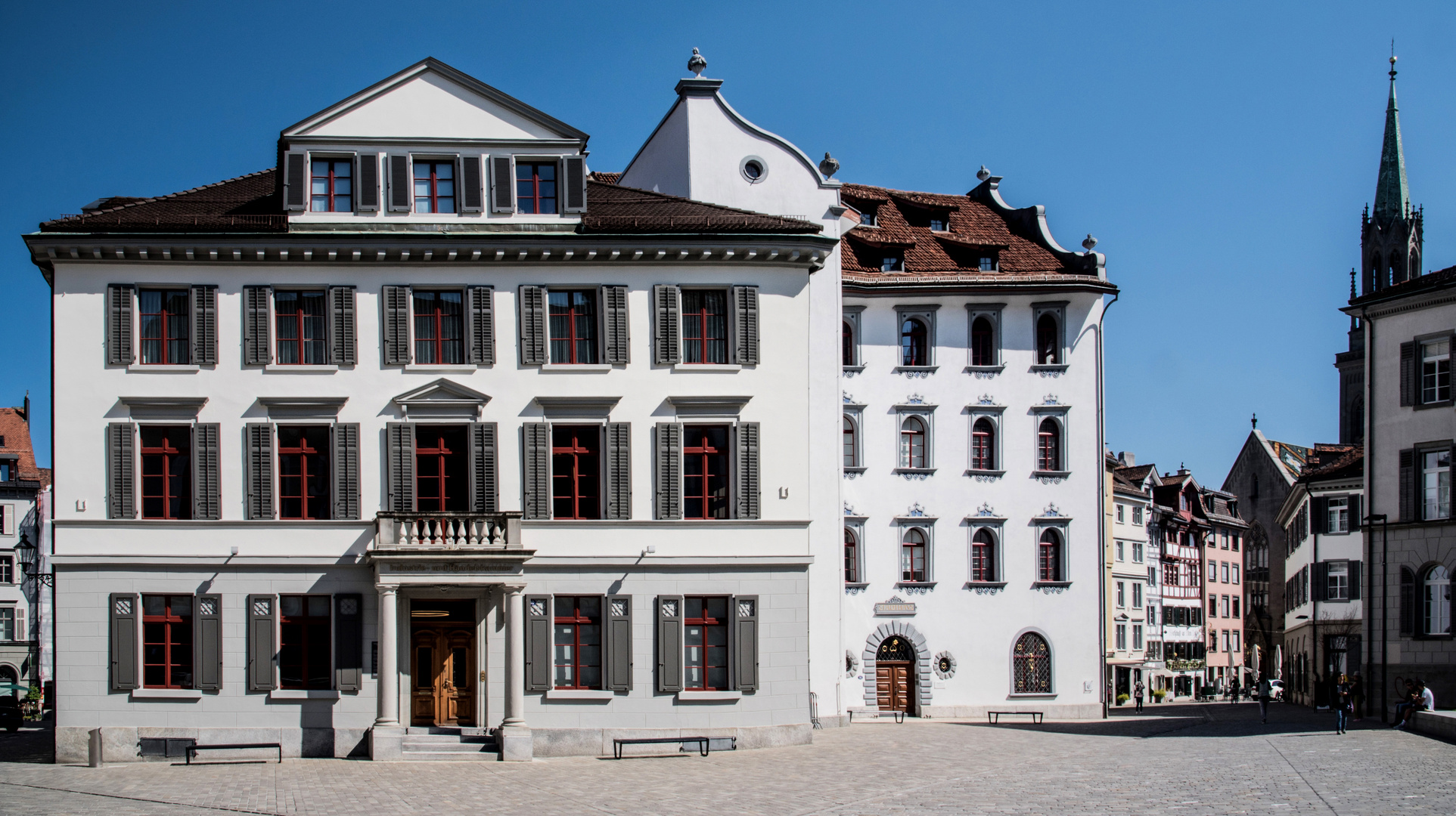 In der Altstadt von St. Gallen