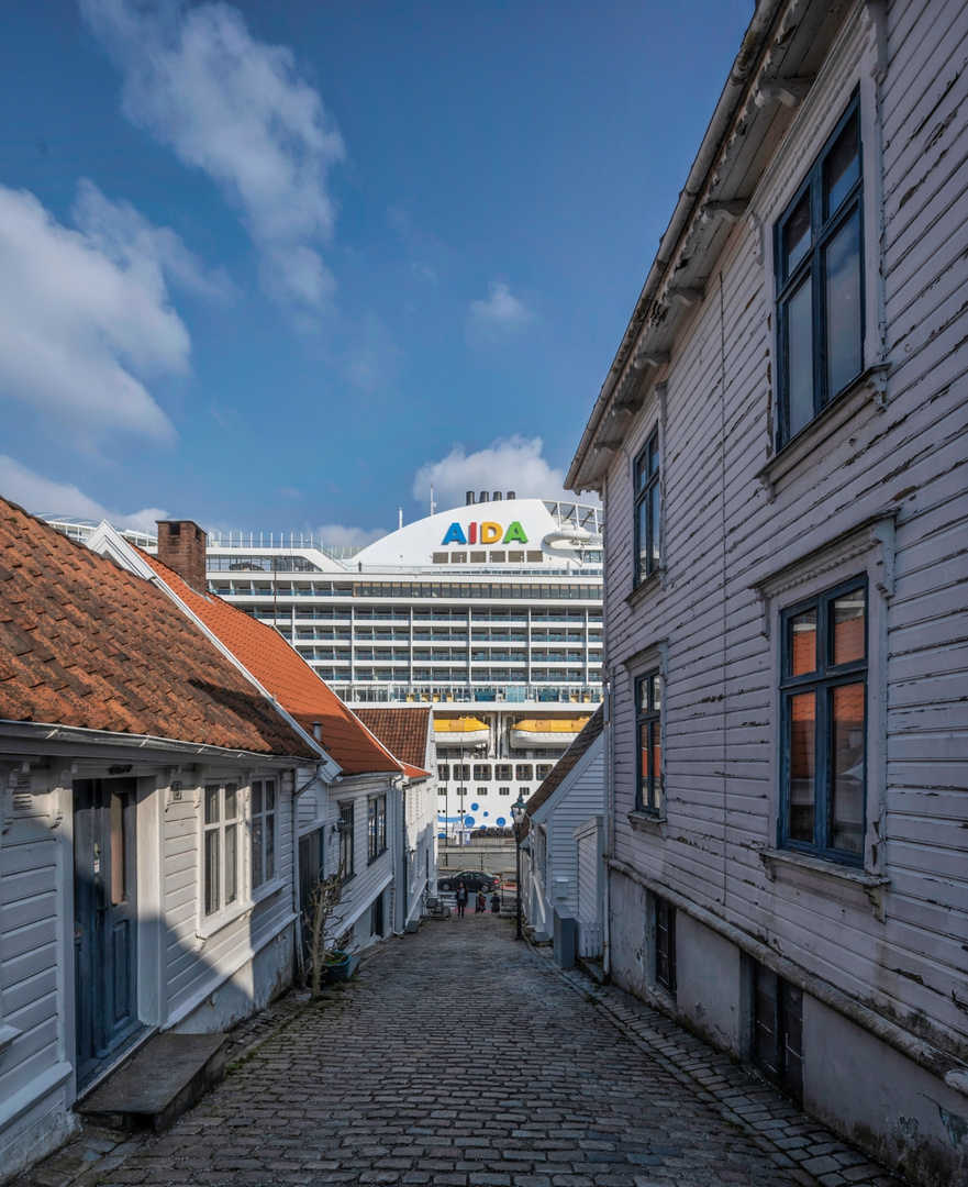 In der Altstadt von Stavanger