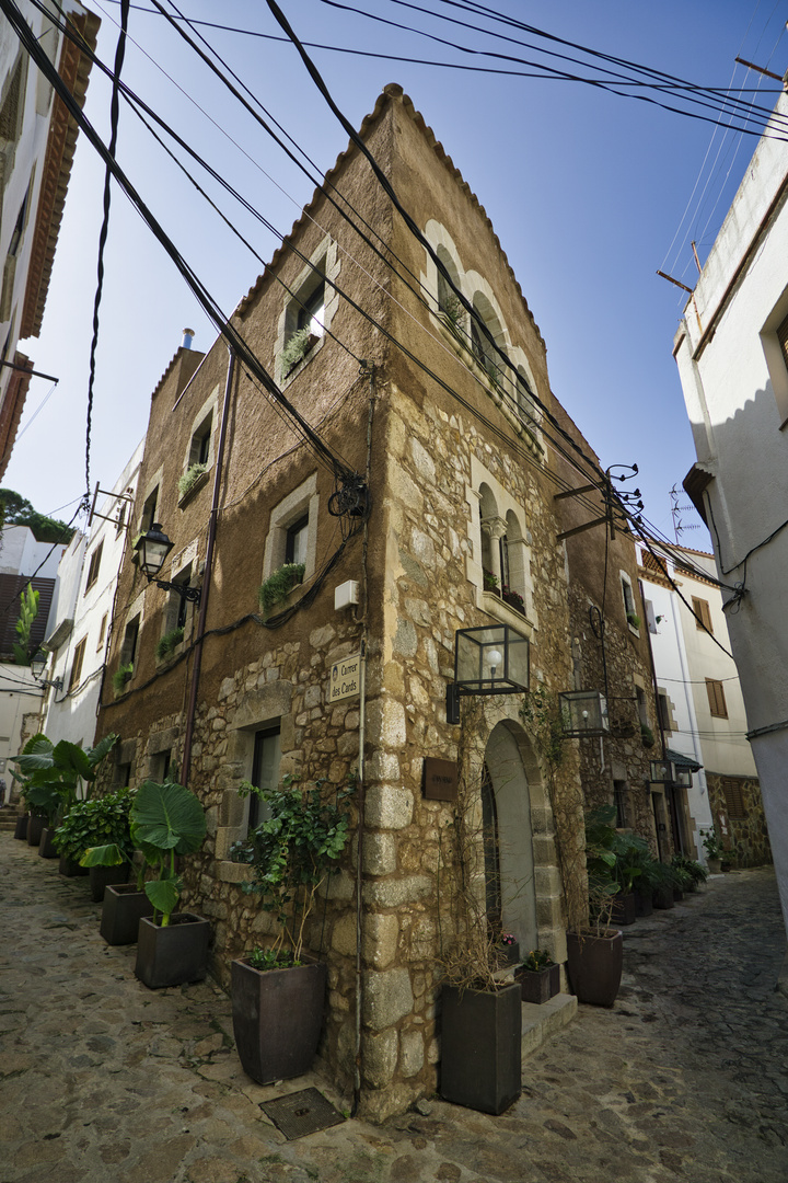 in der Altstadt von Tossa de Mar