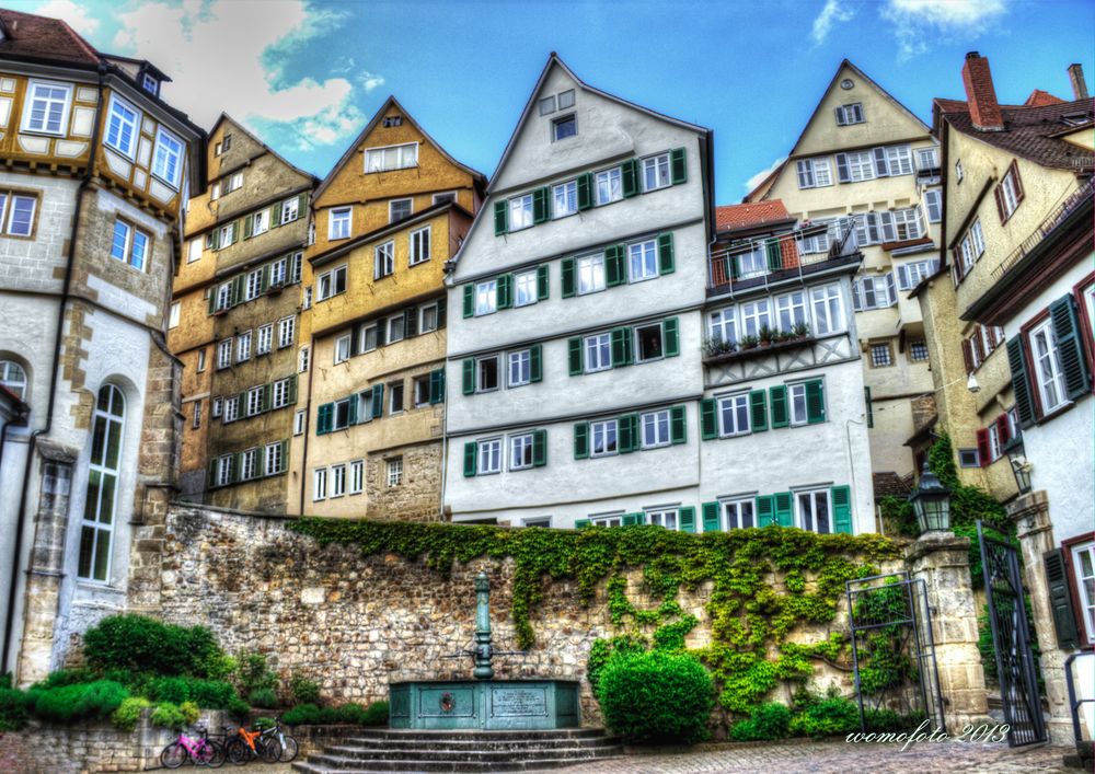 In der Altstadt von Tübingen