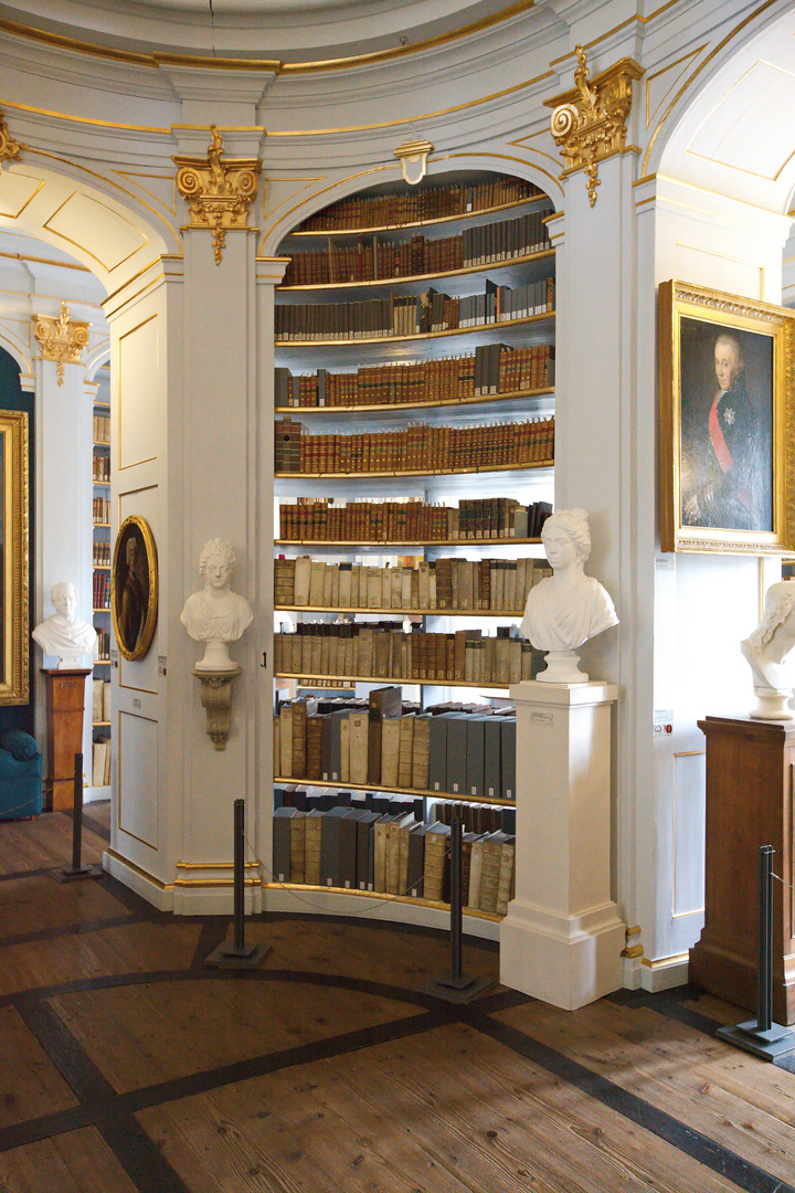 In der Anna Amalia Bibliothek in Weimar