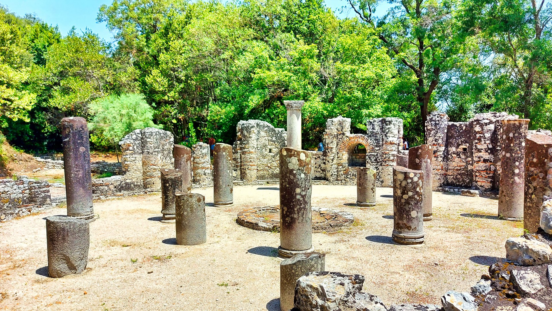 in der antiken Stadt Butrint