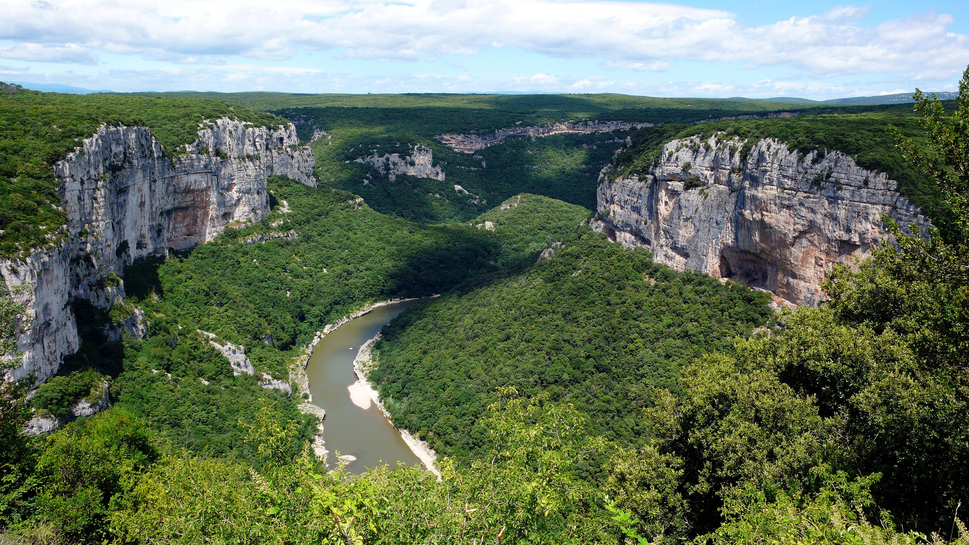 In der Ardèche-Schlucht 1