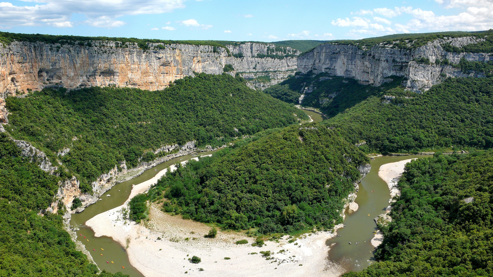 In der Ardèche-Schlucht 2