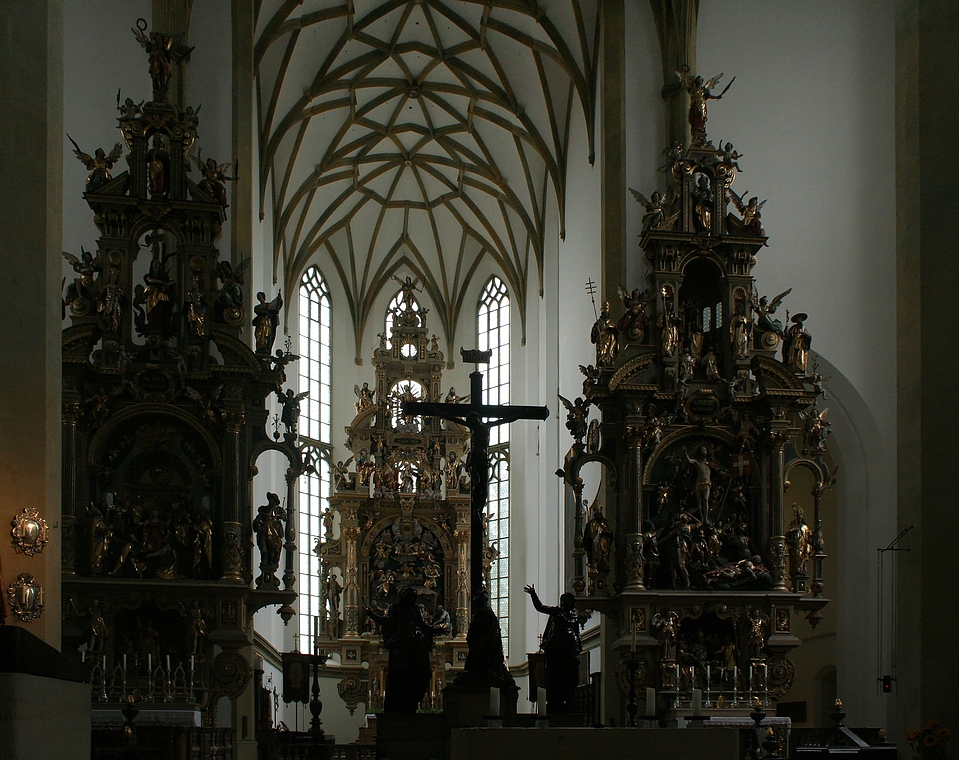 In der Basilika St. Ulrich und Afra in Augsburg