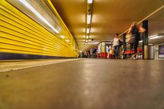 In der Berliner U-Bahn