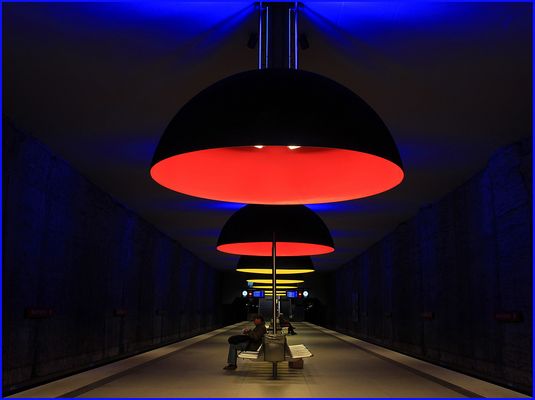 In der blauen Grotte.