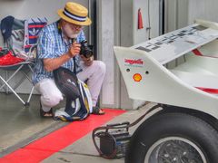 In der Boxengasse am Nürburgring