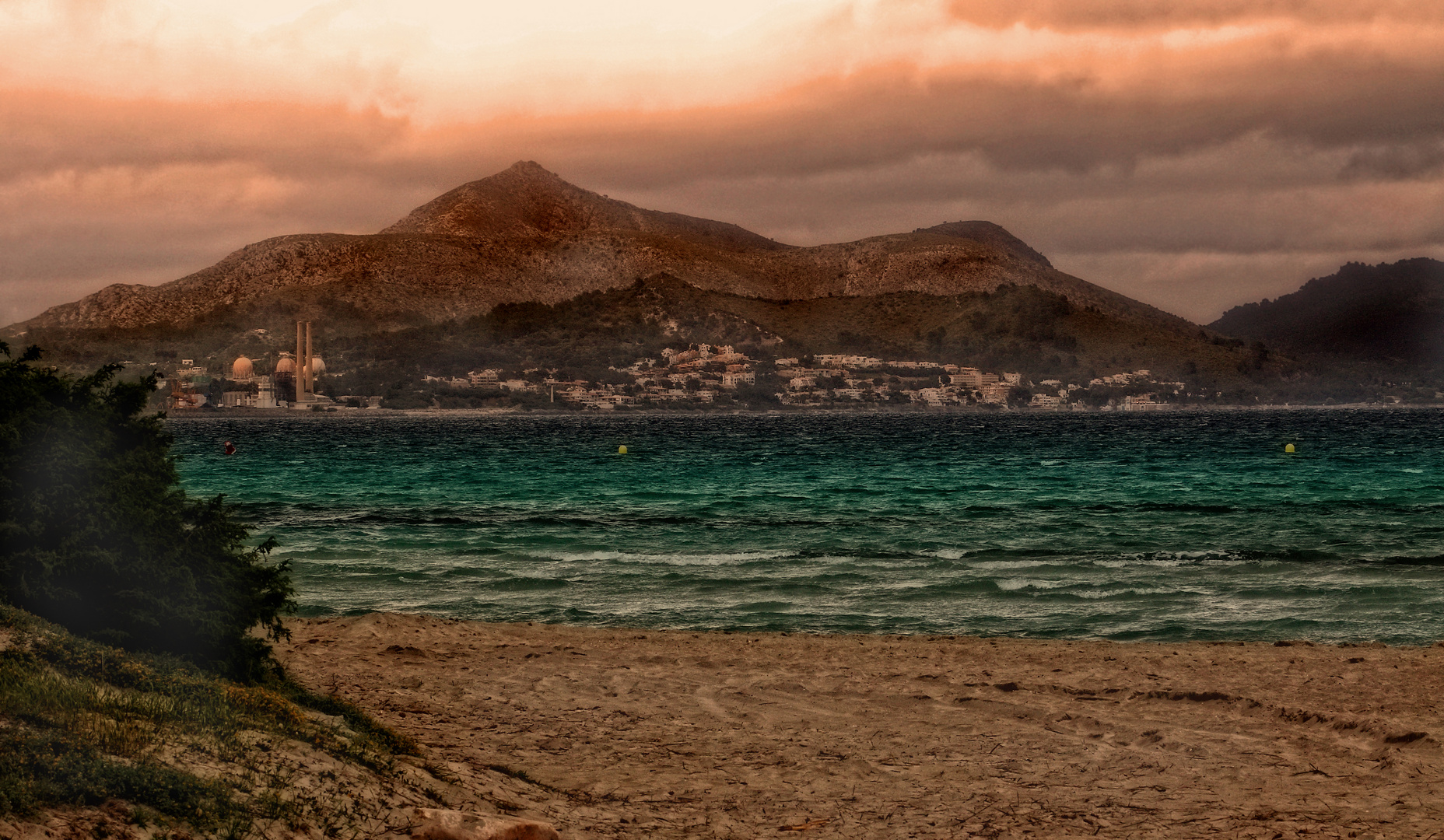 "In der Bucht von Alcudia" (ein Pseudo-HDR)