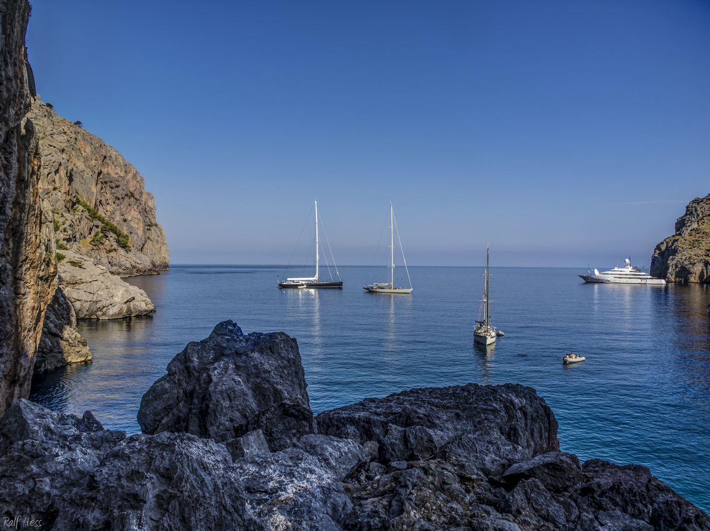 In der Bucht von Sa Calobra