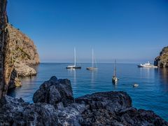 In der Bucht von Sa Calobra