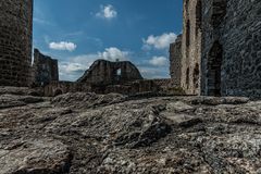 in der Burgruine Wolfstein