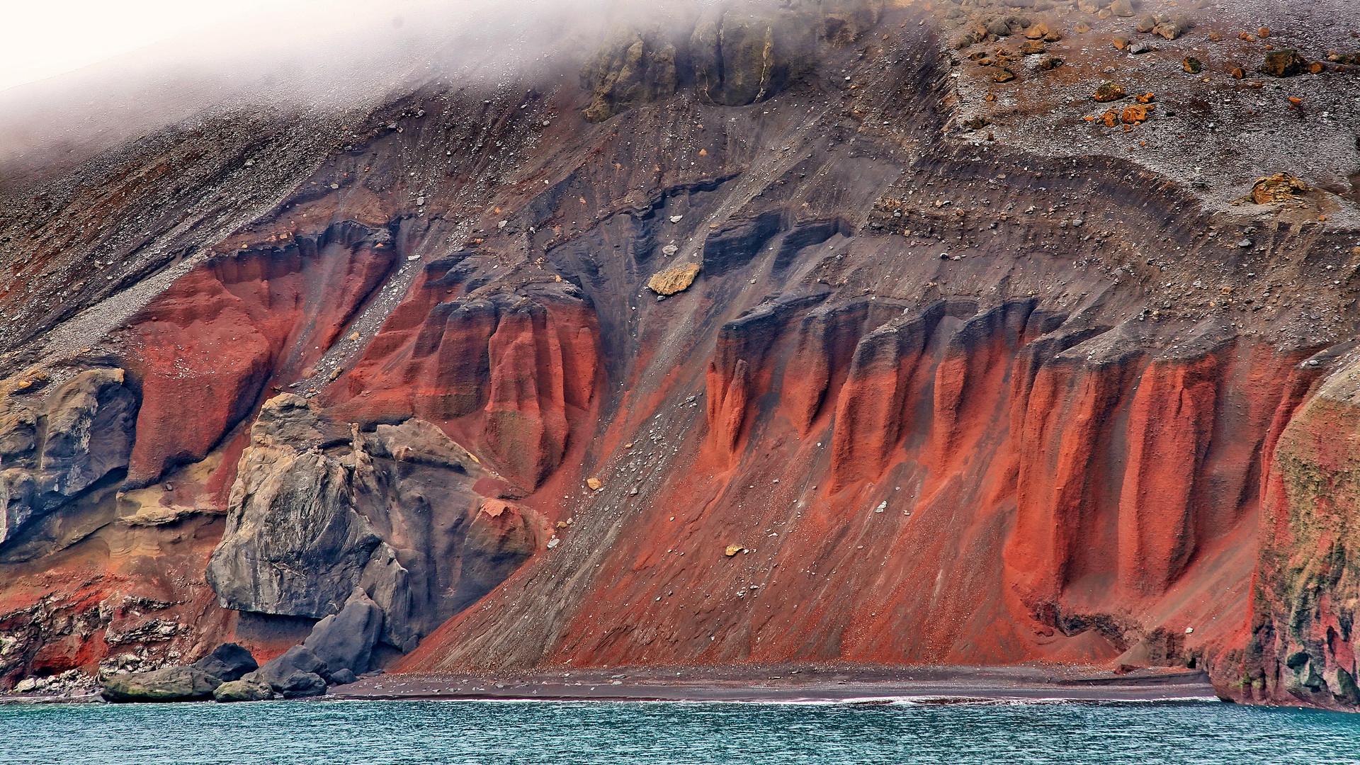 In der Caldera Foto & Bild landschaft, antarctica, vulkanlandschaften