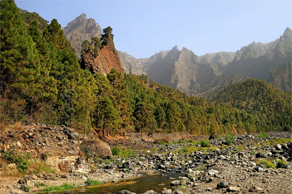 in der Caldera de Taburiente