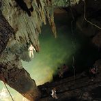 In der Cenote war ich schwimmen ....