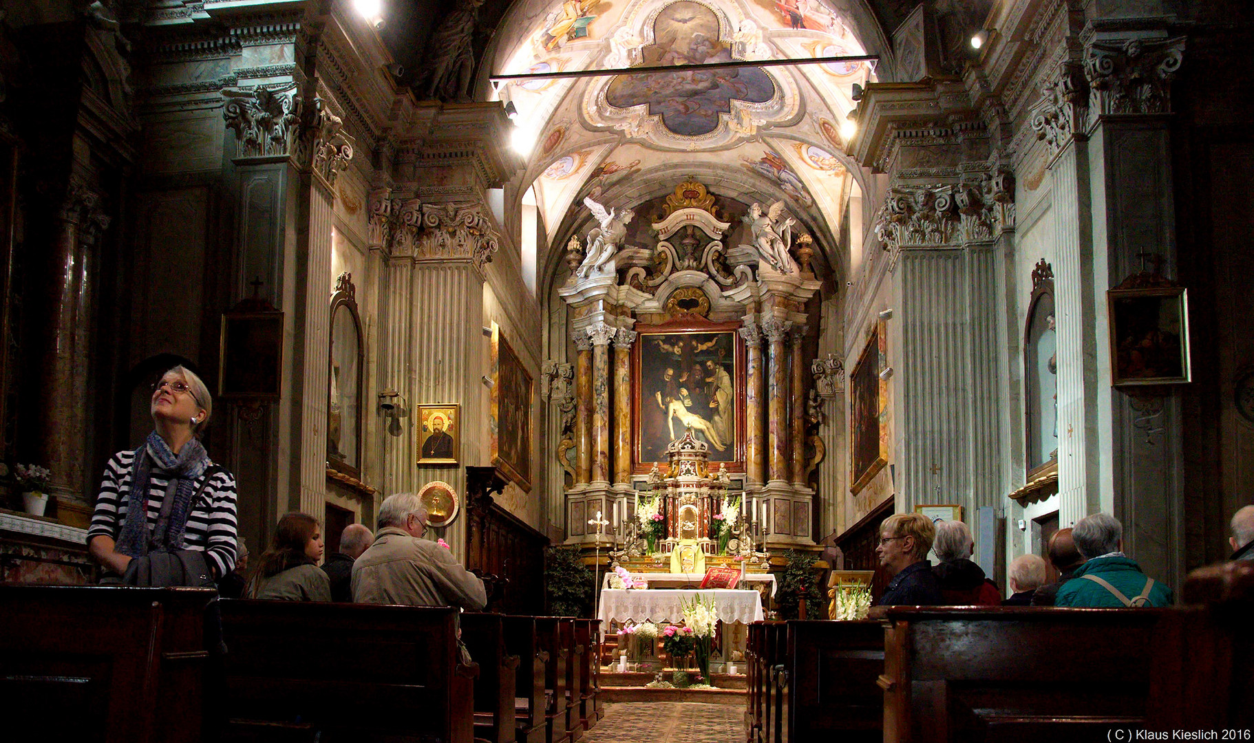 In der Chiesa di S Benedetto der Pfarrkirche von Limone su Garda
