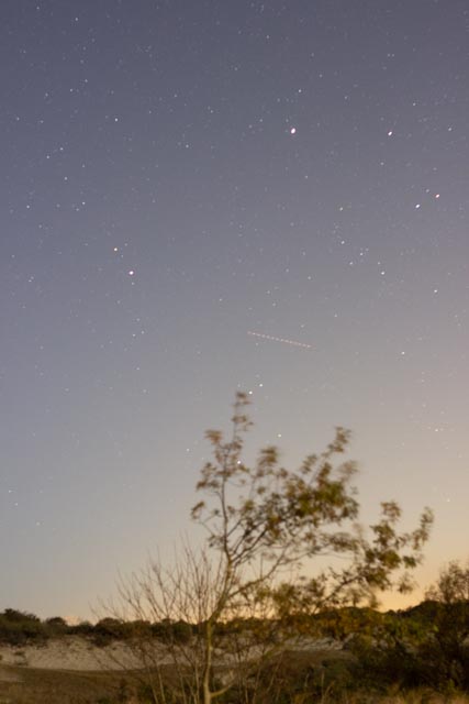 In der Düne bei Nacht