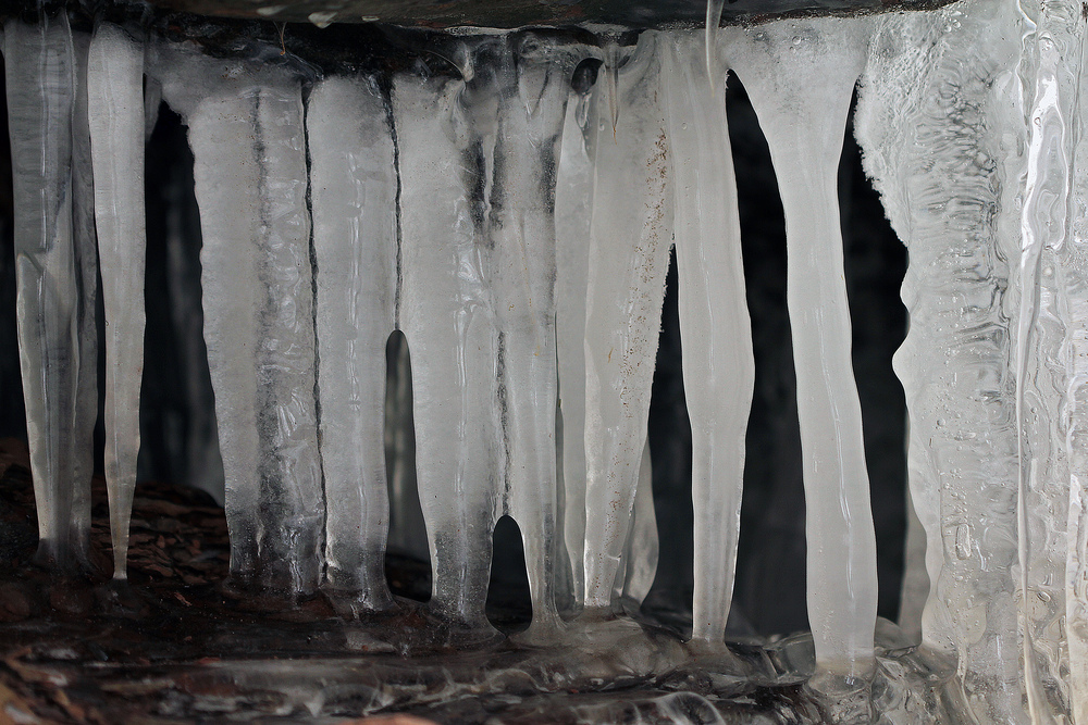 In der Eishöhle