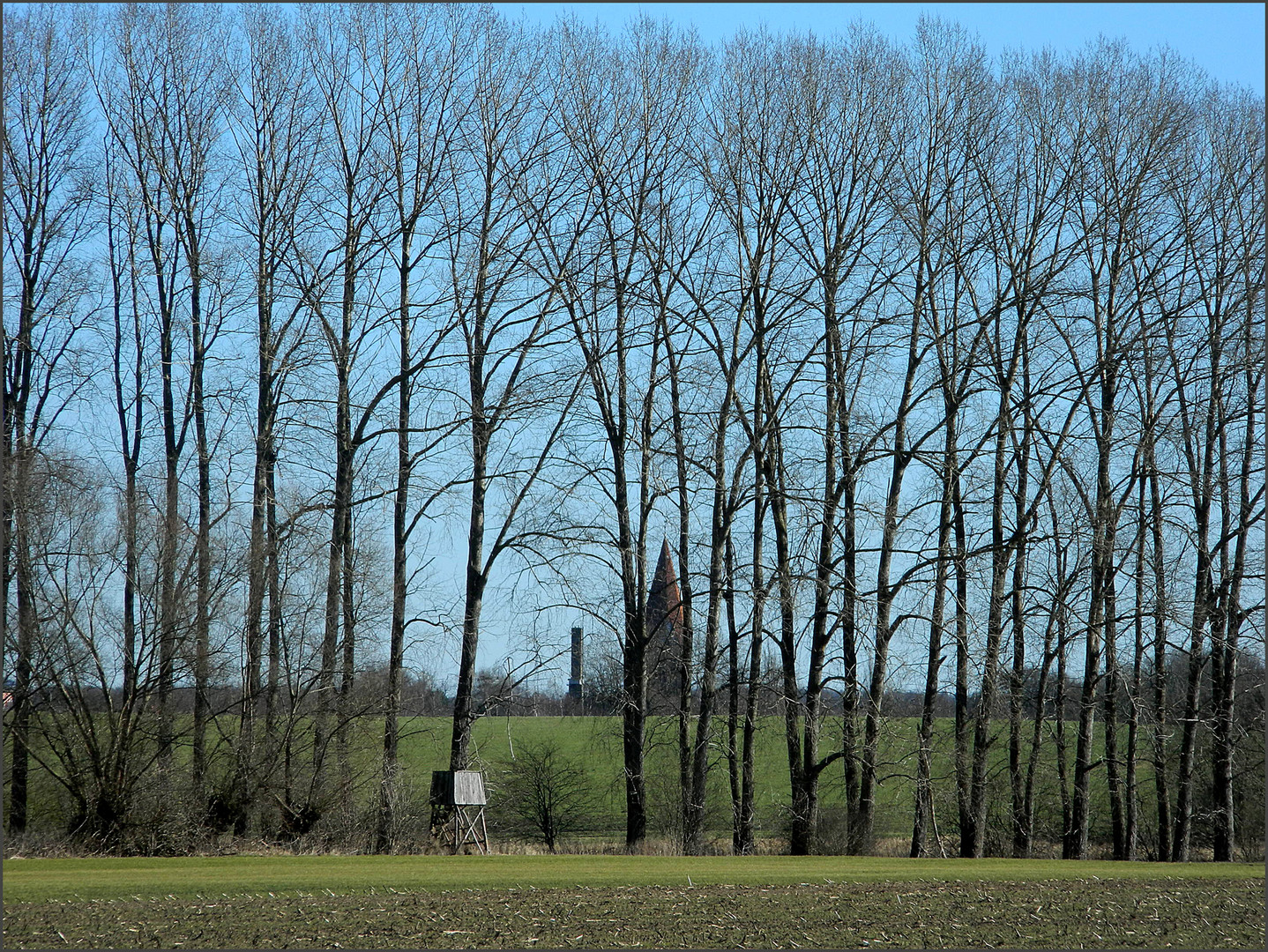 In der Ferne blinkt