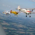 in der Formation nach Wels zum Bückertreffen