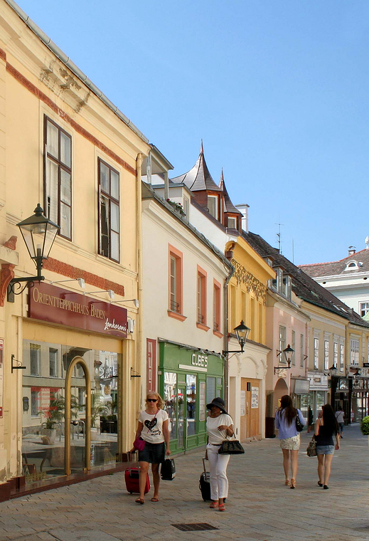 In der Frauengasse in Baden bei Wien