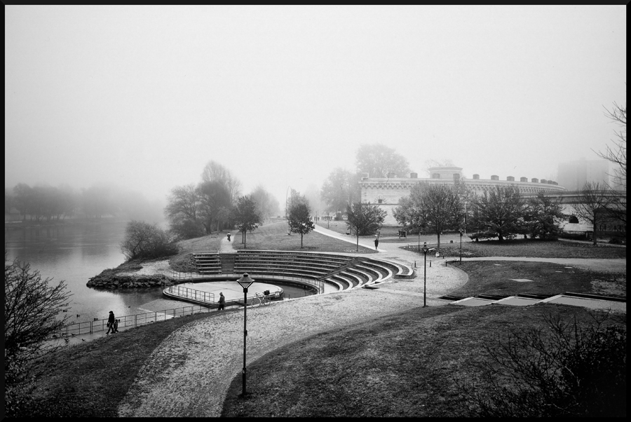 In der Früh an der Donau