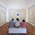 In der "Fundació Joan Miró" in Barcelona - Triptychon "Die Hoffnung des zum Tode Verurteilten I–III"