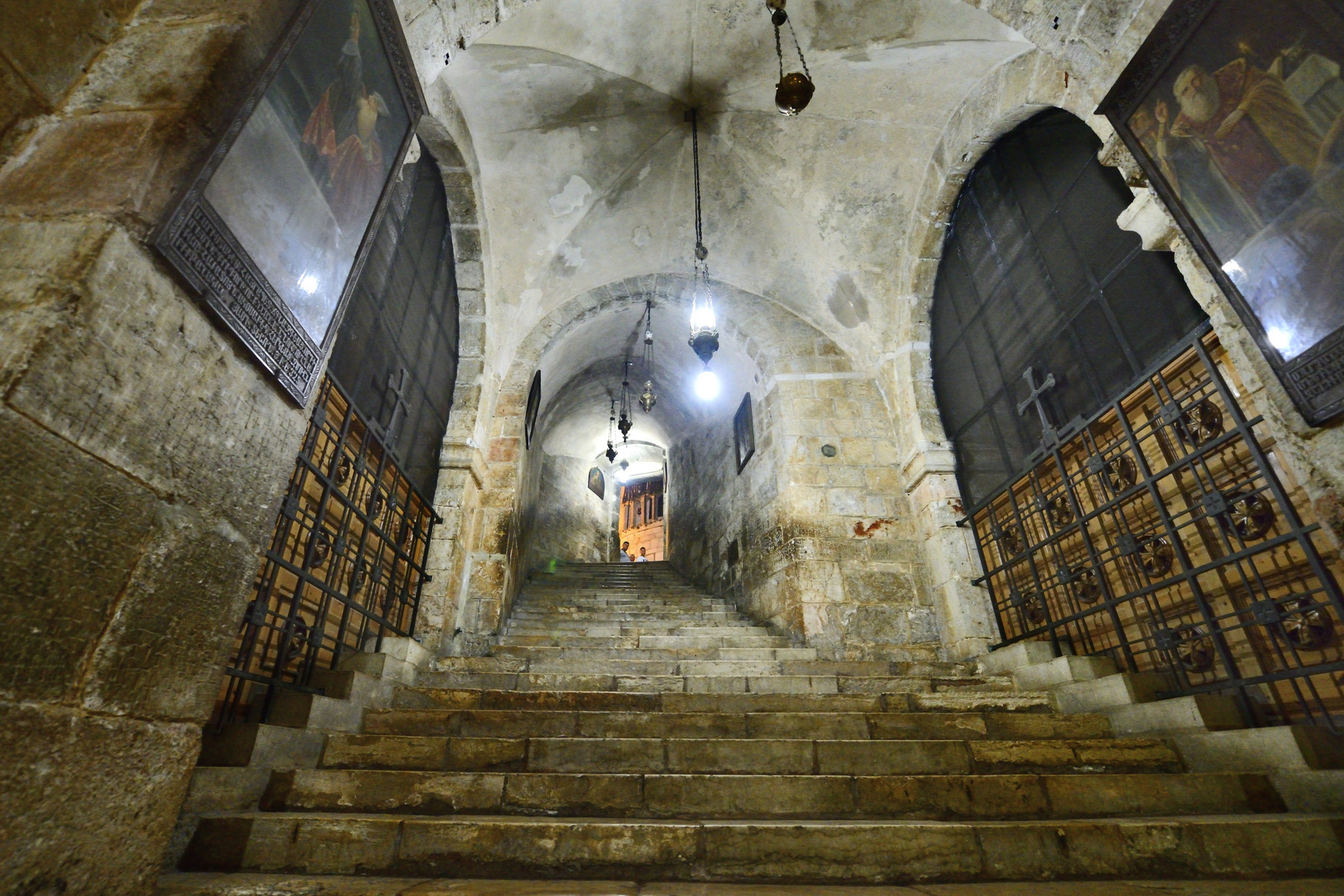 In der Grabeskirche von Jerusalem